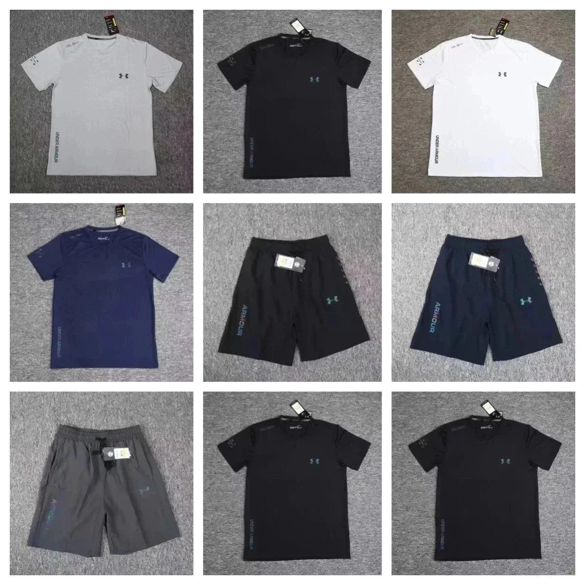 Under Armor short sleeves and shorts