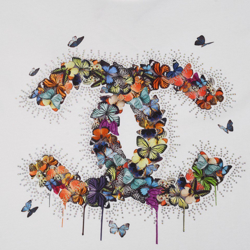 Chanel Fashion Printed Short Sleeves