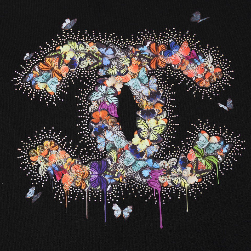 Chanel Fashion Printed Short Sleeves