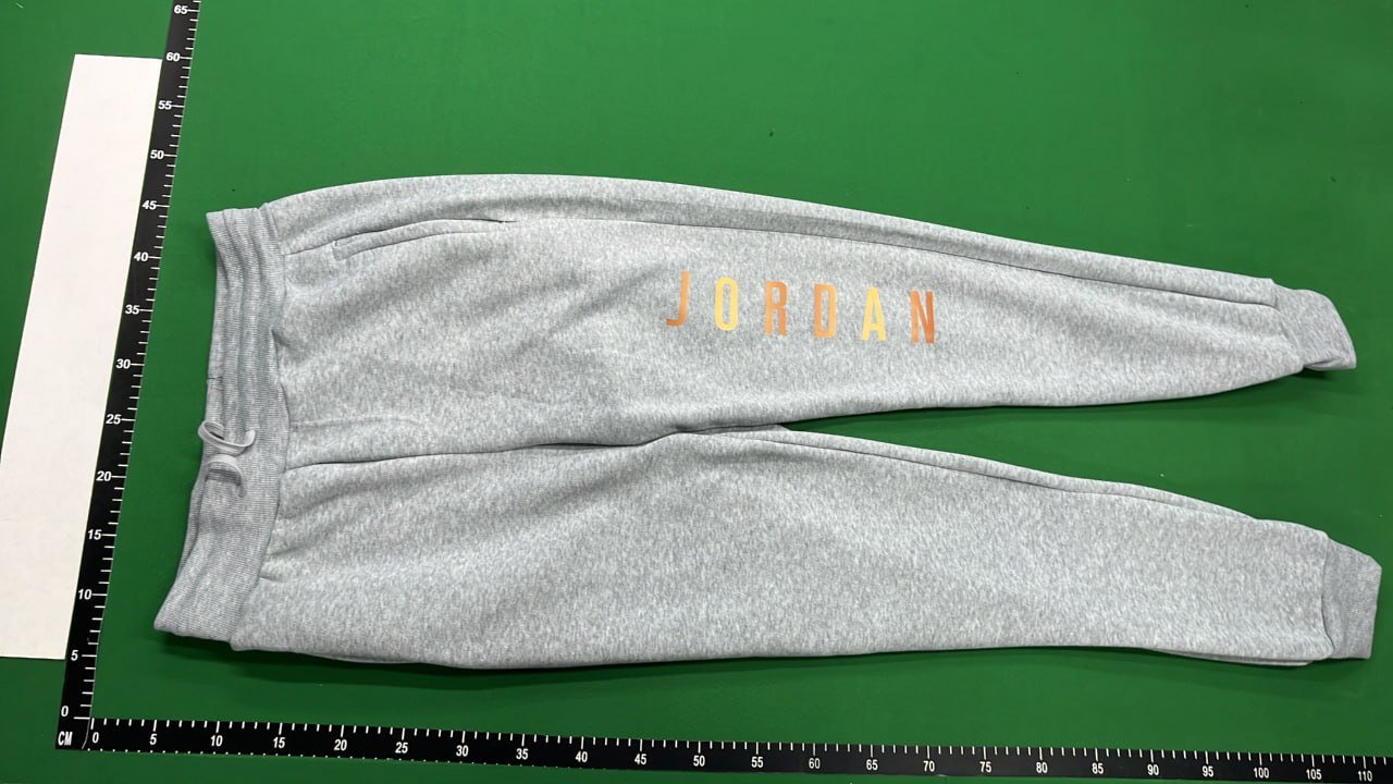  Jordan Men's Hoodie and Pants Set - Orange and Gray