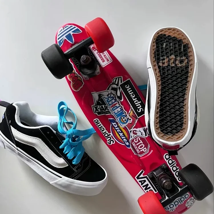 Vans x Supreme Skateboard with Classic Sneakers